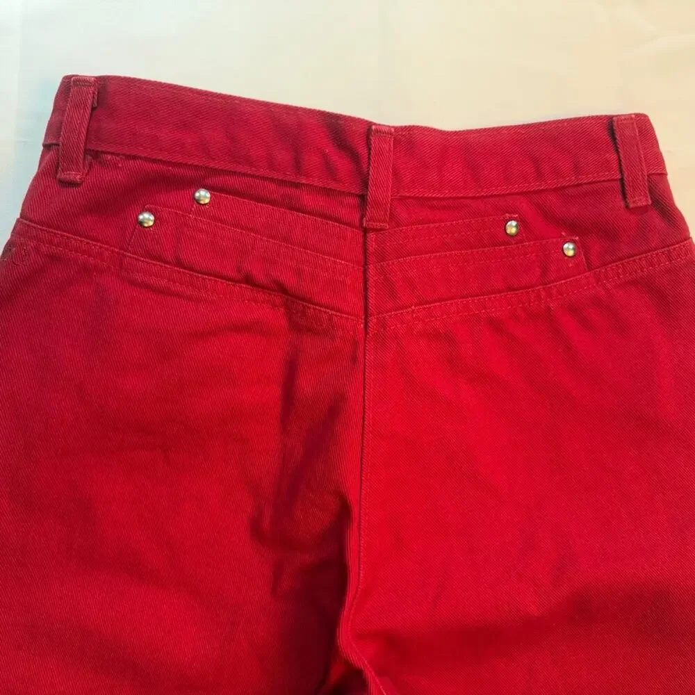 ROPER Vintage Red High Rise Western Jeans - Size 11 - Made in USA - Picture 4 of 14